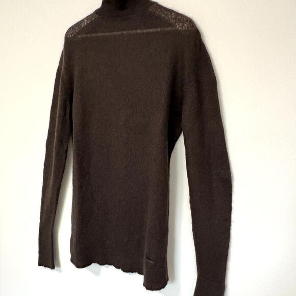 Costume National Sheer Mohair Turtleneck Sweater L - Picture 2 of 10
